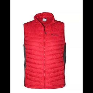 Columbia Mens Red South Valley Light Vest